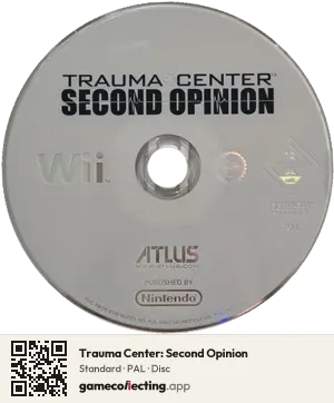 Trauma Center: Second Opinion Nintendo Wii, PAL disc