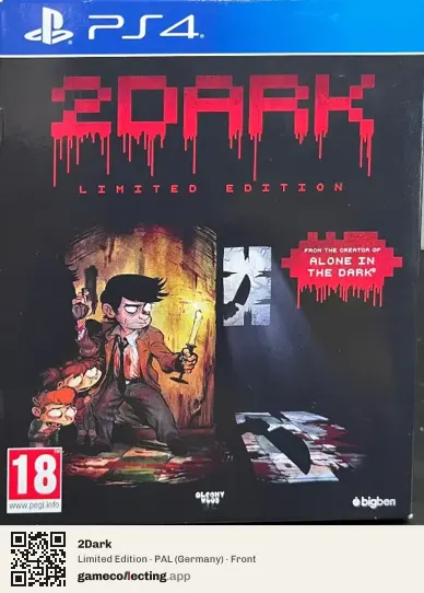 2Dark PlayStation 4, Germany box front