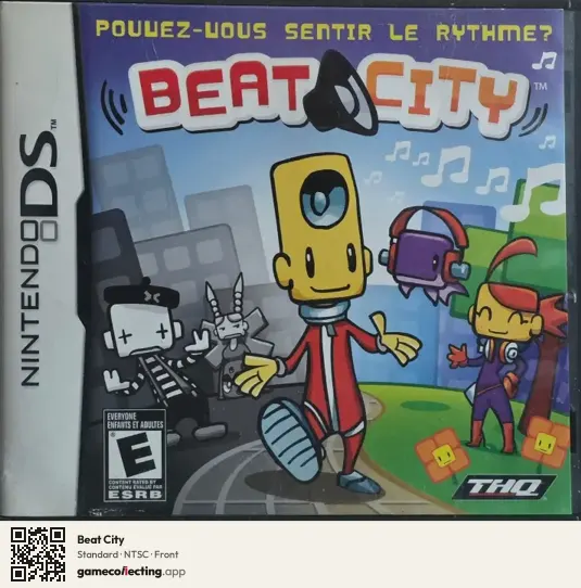 Beat City Nintendo DS, NTSC box front