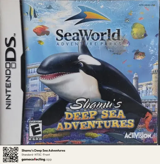 Shamu's Deep Sea Adventures Nintendo DS, NTSC box front