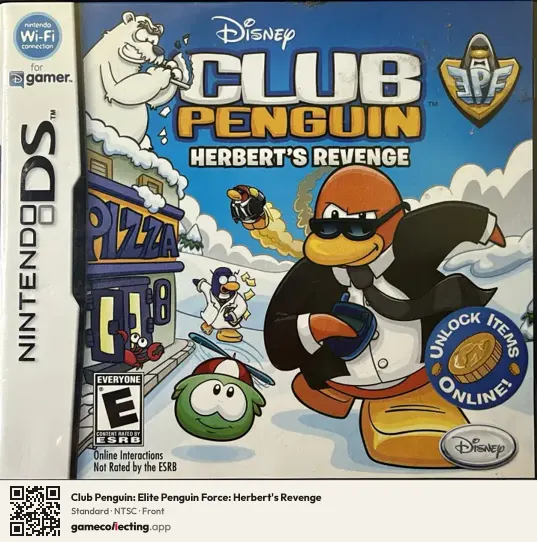 Club Penguin: Elite Penguin Force: Herbert's Revenge Nintendo DS, NTSC box front