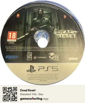 Dead Reset PlayStation 5, PAL disc