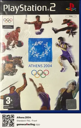 Athens 2004 PlayStation 2, PAL box front