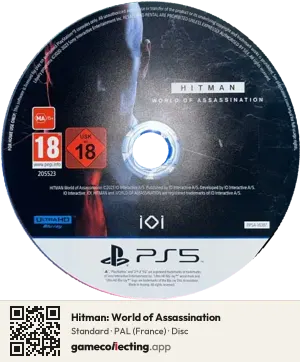Hitman: World of Assassination PlayStation 5, PAL disc