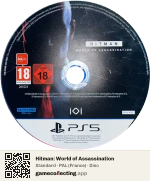 Hitman: World of Assassination PlayStation 5, PAL disc