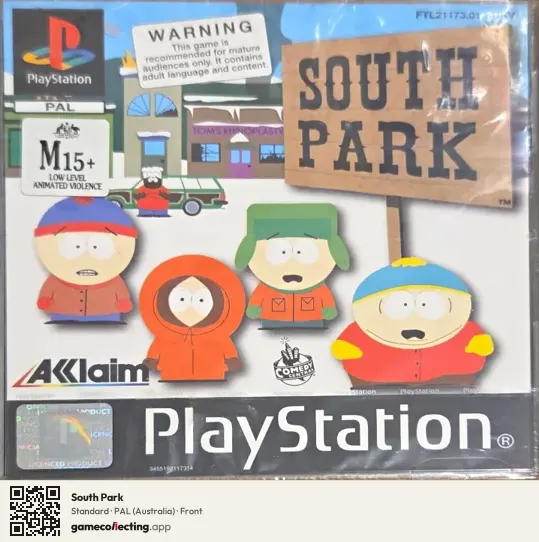 South Park PlayStation, Australia box front