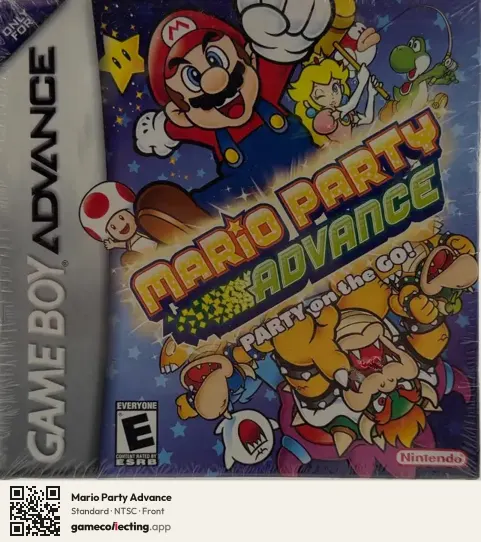 Mario Party Advance Game Boy Advance, NTSC box front