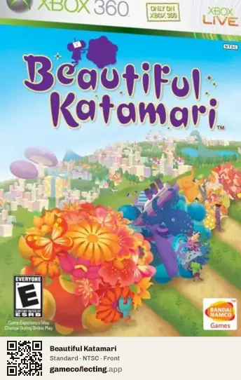 Beautiful Katamari Xbox 360, NTSC box front
