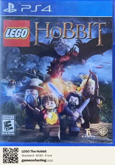 LEGO The Hobbit PlayStation 4, NTSC box front