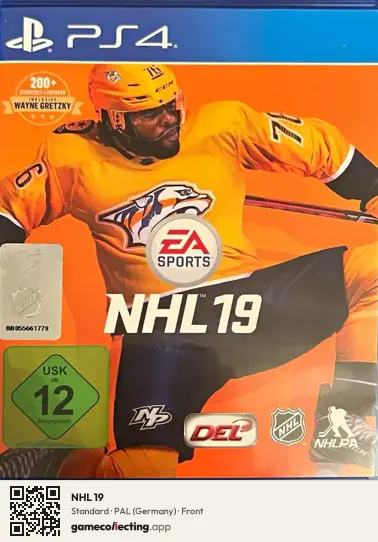 NHL 19 PlayStation 4, Germany box front