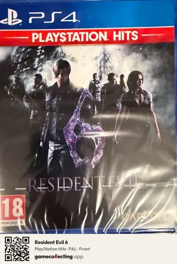 Resident Evil 6 PlayStation 4, PAL box front