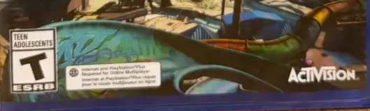 Tony Hawk's Pro Skater 3 + 4, the ESRB box on its front