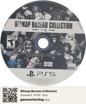 Bitmap Bureau Collection PlayStation 5, NTSC disc