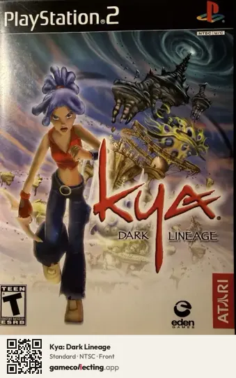 Kya: Dark Lineage PlayStation 2, NTSC box front