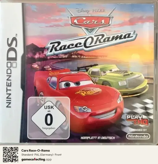 Cars Race-O-Rama Nintendo DS, Germany box front