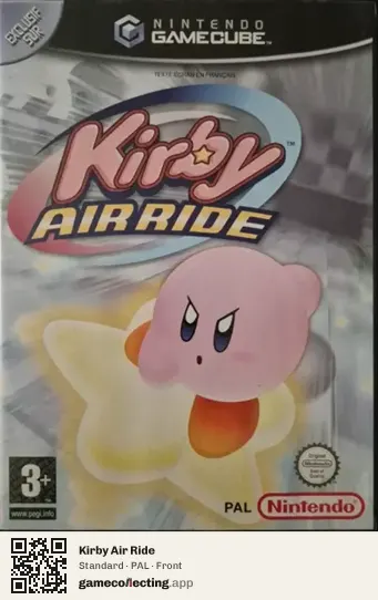 Kirby Air Ride Nintendo GameCube, PAL box front