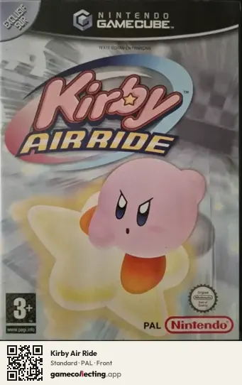 Kirby Air Ride Nintendo GameCube, PAL box front