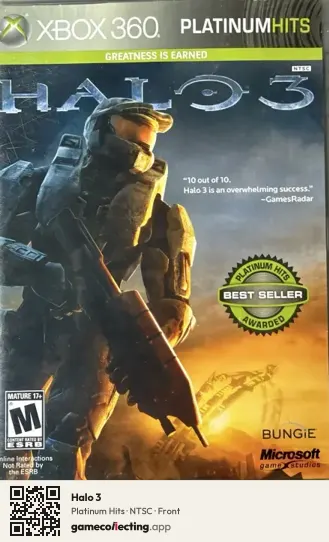 Halo 3 Xbox 360, NTSC box front