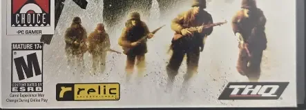 Company of Heroes, the ESRB box on its front
