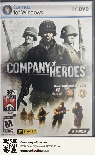 Company of Heroes Computer, NTSC box front