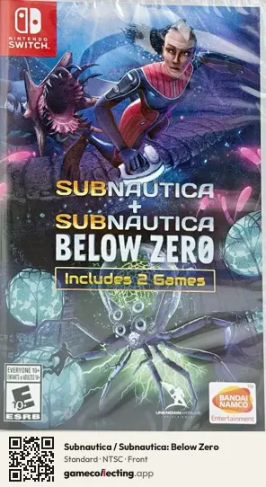 Subnautica / Subnautica: Below Zero Nintendo Switch, NTSC box front