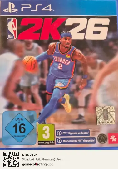 NBA 2K26 PlayStation 4, Germany box front