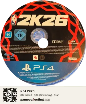 NBA 2K26 PlayStation 4, PAL disc