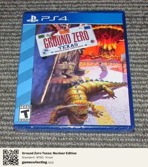 Ground Zero Texas: Nuclear Edition PlayStation 4, NTSC box front