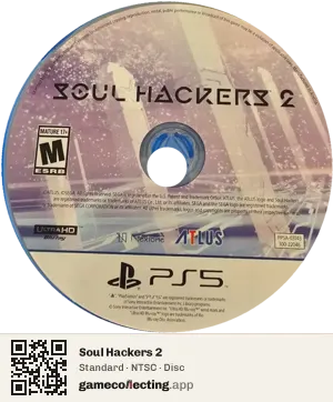 Soul Hackers 2 PlayStation 5, NTSC disc