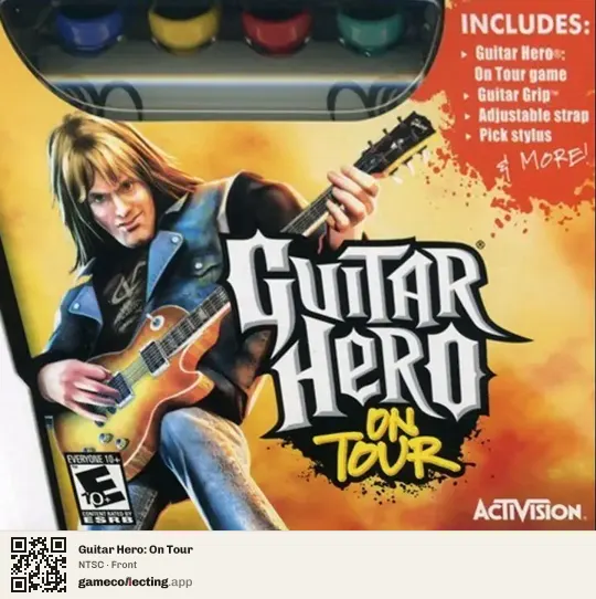 Guitar Hero: On Tour Nintendo DS, NTSC box front