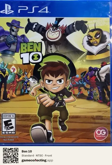 Ben 10 PlayStation 4, NTSC box front