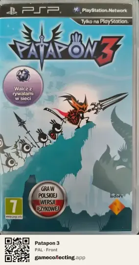 Patapon 3 PlayStation Portable, PAL box front