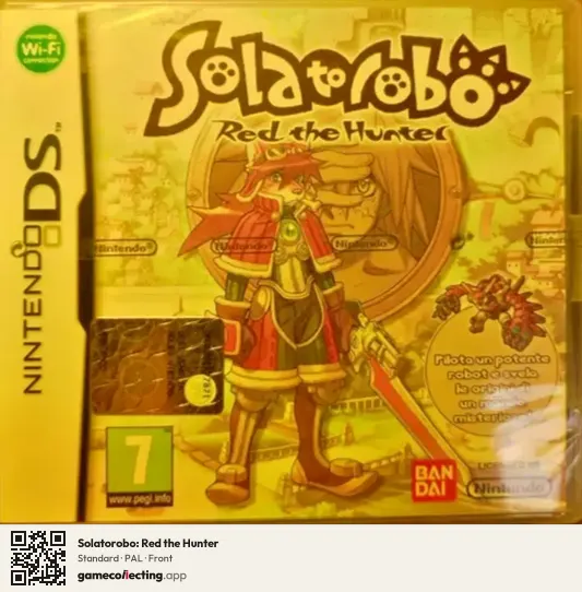 Solatorobo: Red the Hunter Nintendo DS, PAL box front