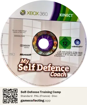 Self-Defense Training Camp Xbox 360, PAL disc