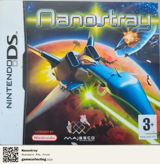 Nanostray Nintendo DS, PAL box front