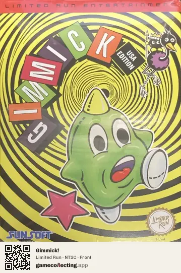 Gimmick! Nintendo Entertainment System, NTSC box front