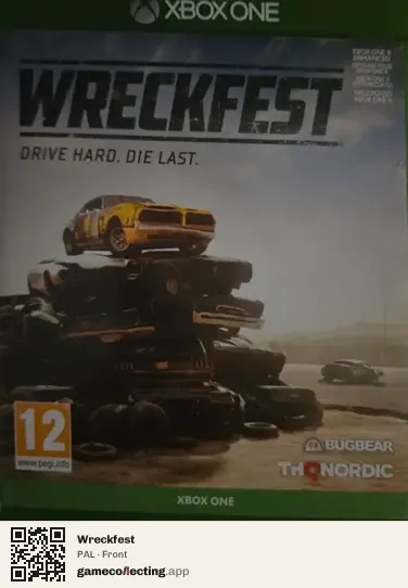 Wreckfest Xbox One, PAL box front