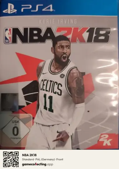 NBA 2K18 PlayStation 4, Germany box front
