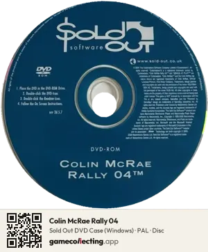 Colin McRae Rally 04 Computer, PAL disc