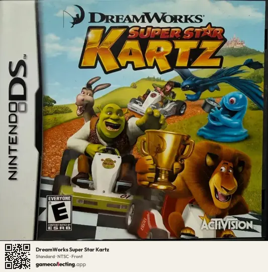 DreamWorks Super Star Kartz Nintendo DS, NTSC box front