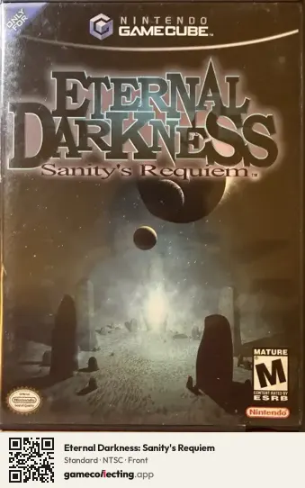 Eternal Darkness: Sanity's Requiem Nintendo GameCube, NTSC box front