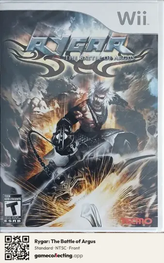 Rygar: The Battle of Argus Nintendo Wii, NTSC box front