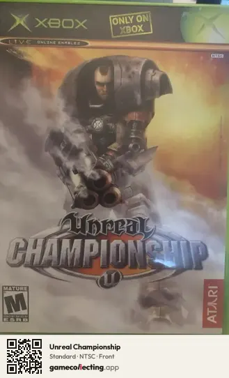Unreal Championship Xbox, NTSC box front