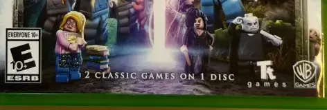LEGO Harry Potter Collection, the ESRB box on its front
