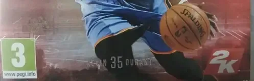 NBA 2K15, the PEGI square on its front
