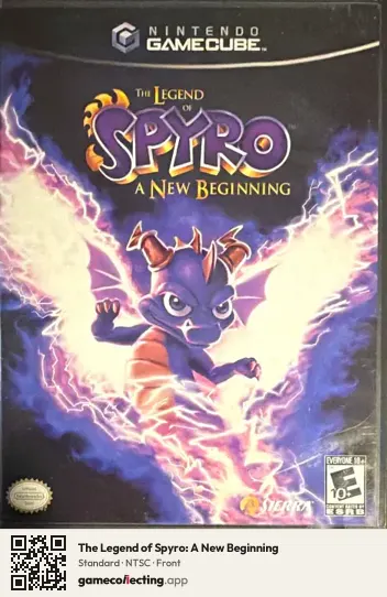The Legend of Spyro: A New Beginning Nintendo GameCube, NTSC box front