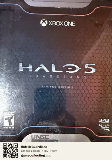 Halo 5: Guardians Xbox One, NTSC box front