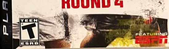 Fight Night Round 4, the ESRB box on its front