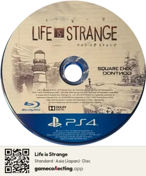 Life is Strange PlayStation 4, Asia disc