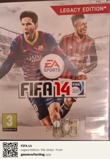 FIFA 14 PlayStation 2, Italy box front